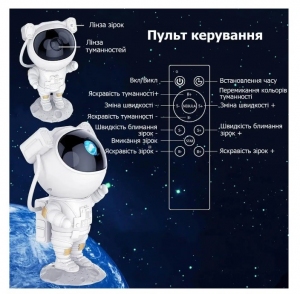 65315  Нічник-проєктор  “Космонавт”